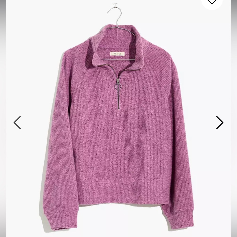 NWT Half-Zip Fleece Popover Top